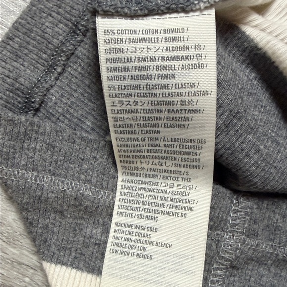 Abercrombie & Fitch Gray and Cream Striped Tank - Picture 6 of 6